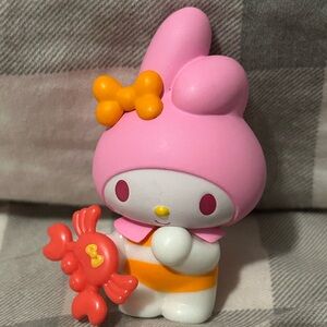 My Melody Figurine Holding A Crab
